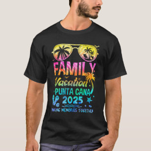 Camiseta Vacaciones familiares 2025 Recuerdos de Punta Cana