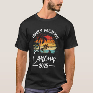 Camiseta Vacaciones Familiares 2025 Vieja Playa de Cancún e