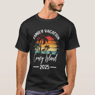 Camiseta Vacaciones Familiares 2025 Vintage Nueva York Cone