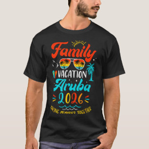 Camiseta Vacaciones Familiares 2026 Aruba Coincidiendo con