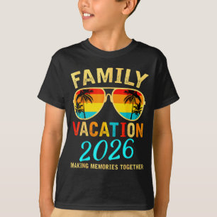 Camiseta Vacaciones Familiares 2026 Playa Combinando Vacaci