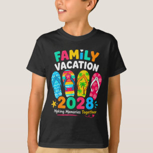 Camiseta Vacaciones familiares 2028 viajes familiares de ve