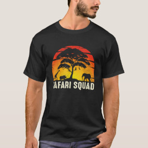 Camiseta Vacaciones familiares africanas, equipo de safari
