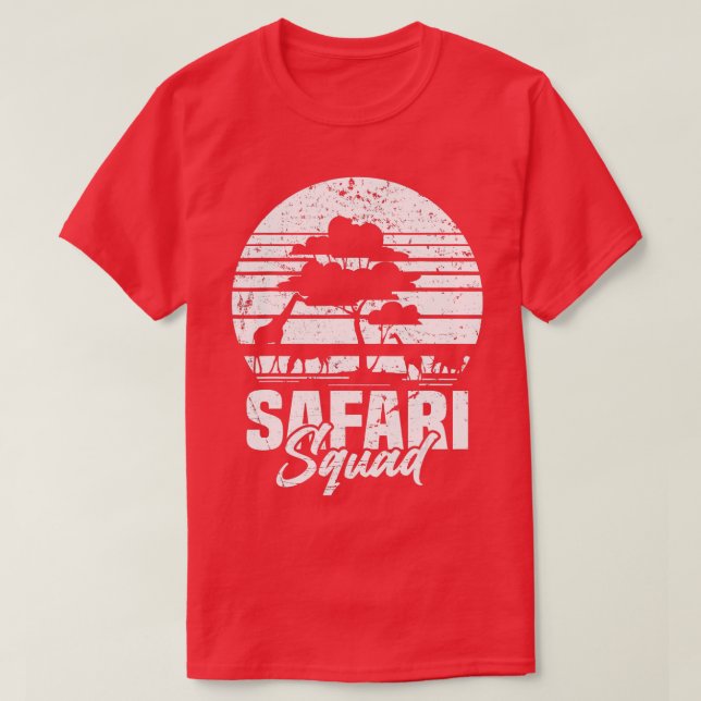 Camiseta Vacaciones familiares africanas Vida salvaje Safar (Diseño del anverso)