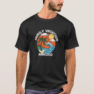 Camiseta Vacaciones familiares Anacoco Beach Louisiana Beac