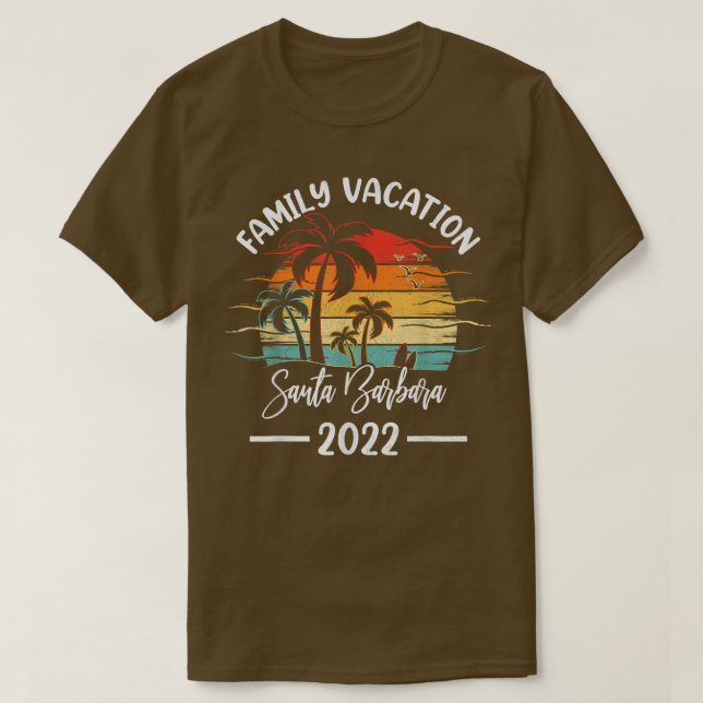 Camiseta Vacaciones familiares antiguas 2022 California San (Diseño del anverso)