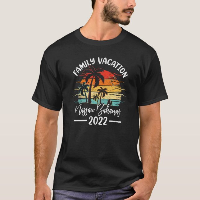 Camiseta Vacaciones familiares antiguas 2022 Florida Nassau (Anverso)