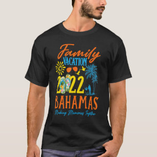 Camiseta Vacaciones Familiares Bahamas Caribe 2022 Grupo Co