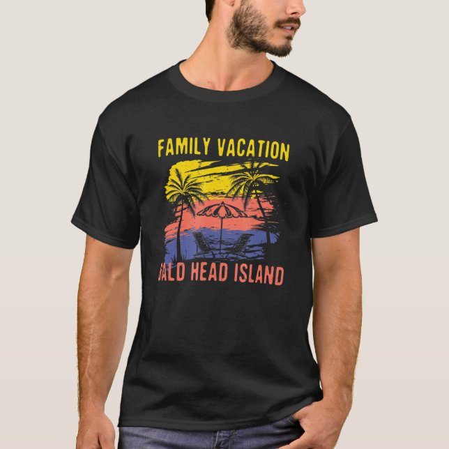 Camiseta Vacaciones familiares Cald Head Island Holiday Nor (Anverso)