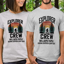 Camiseta Vacaciones familiares Campamento Explorador BigFoo