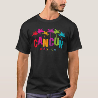 Camiseta Vacaciones familiares Cancun México 2024 Beach Gro