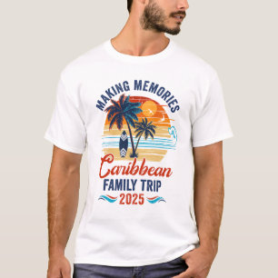 Camiseta Vacaciones familiares caribeñas 2025 Haciendo Recu