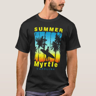 Camiseta Vacaciones familiares Carolina Myrtle Sunset Beach