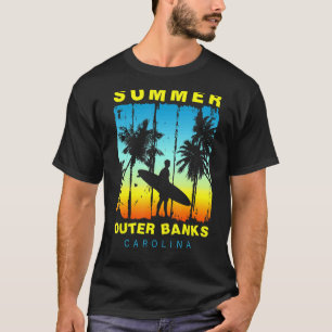 Camiseta Vacaciones familiares Carolina Outer Banks Sunset