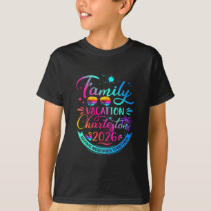 Camiseta Vacaciones Familiares Charleston 2026 Regalo de Pa