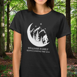 Camiseta Vacaciones familiares coincidentes BigFoot Sasquat