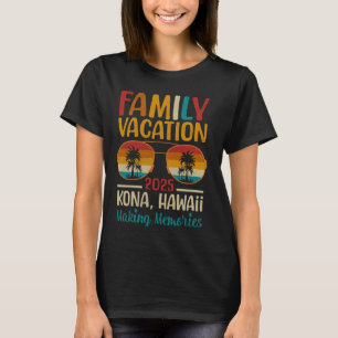 Camiseta Vacaciones familiares coincidentes en Kona Beach H
