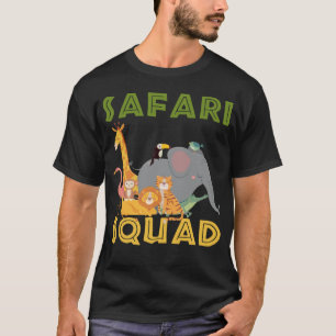 Camiseta Vacaciones familiares de animales del zoológico S