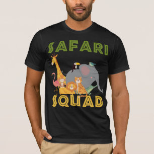 Camiseta Vacaciones familiares de animales del zoológico S