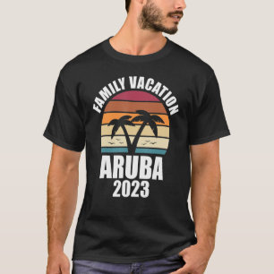 Camiseta Vacaciones familiares de Aruba 2023 Vacaciones gru