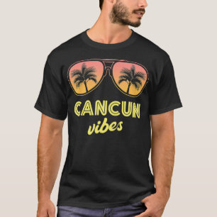 Camiseta Vacaciones familiares de Cancún en Verano Vibes Be