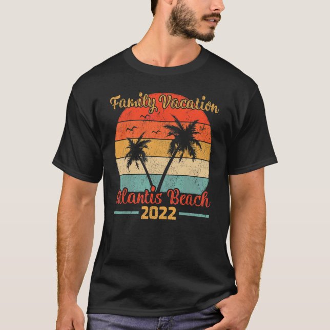 Camiseta Vacaciones familiares de estilo vintage 2022 Austr (Anverso)