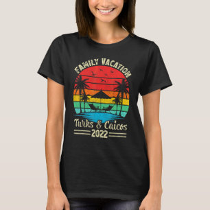 Camiseta Vacaciones familiares de estilo vintage 2022 Turca