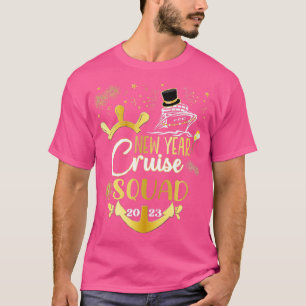 Camiseta Vacaciones familiares de Fiestas NYE Cruise 2023