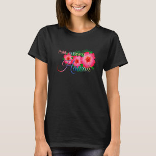 Camiseta Vacaciones familiares de flores tropicales de Hawá