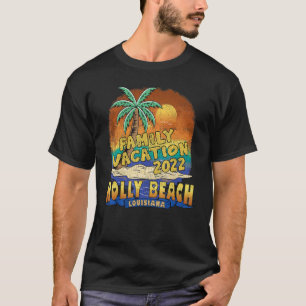 Camiseta Vacaciones familiares de Holly Beach Louisiana 202