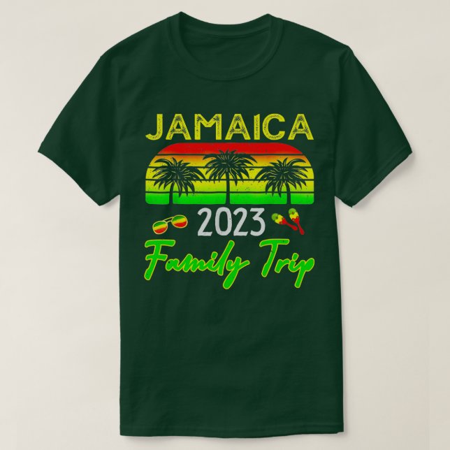 Camiseta Vacaciones familiares de Jamaica 2023 (Diseño del anverso)