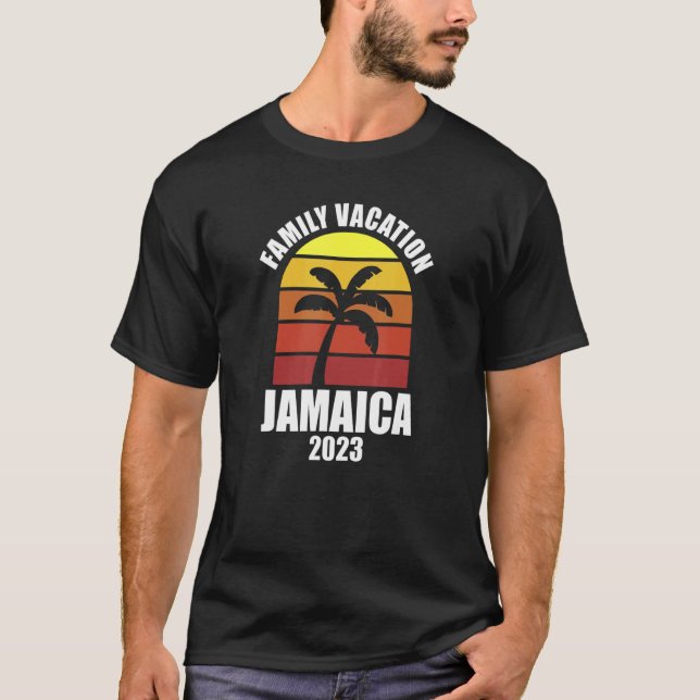 Camiseta Vacaciones familiares de Jamaica 2023 Vacaciones d (Anverso)