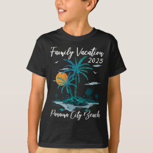 Camiseta Vacaciones familiares de palmeras 2025 Florida Ciu