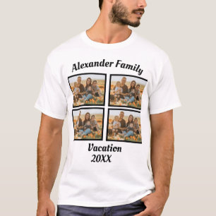 Camiseta Vacaciones familiares de personalizados 4 Foto