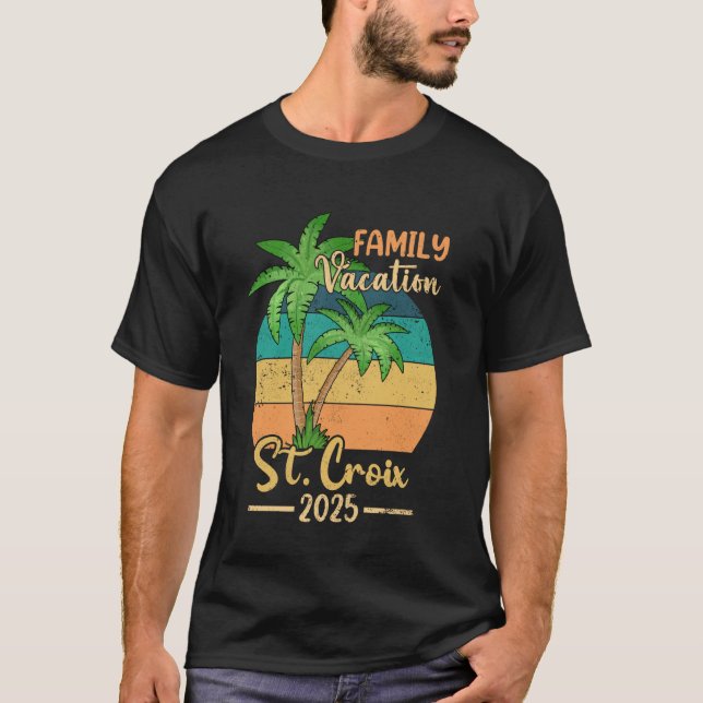 Camiseta Vacaciones familiares de Santa Cruz de la Isla Vir (Anverso)