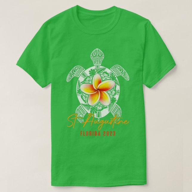 Camiseta Vacaciones familiares de tortugas marinas de St Au (Diseño del anverso)