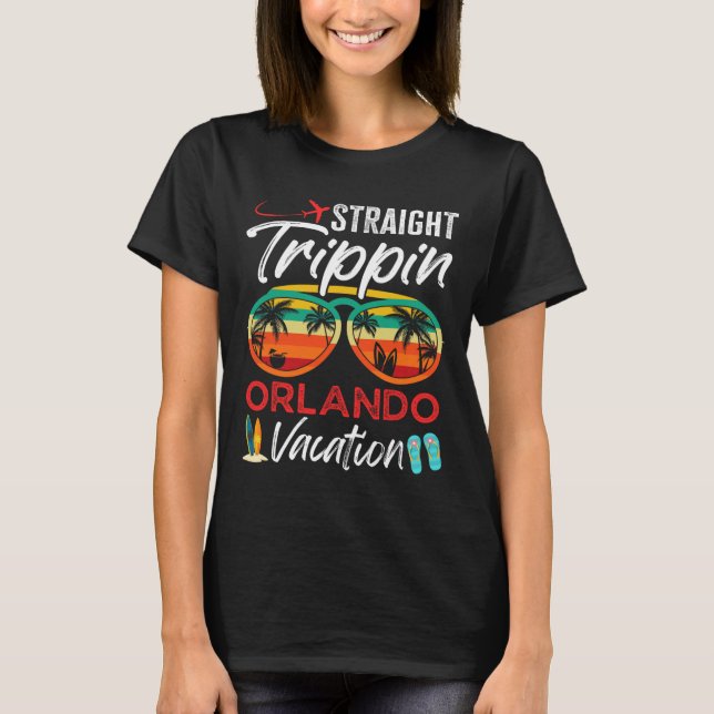 Camiseta Vacaciones familiares de Trippin Orlando (Anverso)