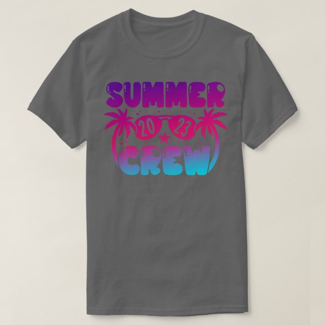 Camiseta Vacaciones familiares de verano 2023 de la tripula (Diseño del anverso)