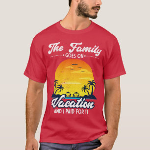 Camiseta Vacaciones familiares divertidas Exóticas Palm Tre