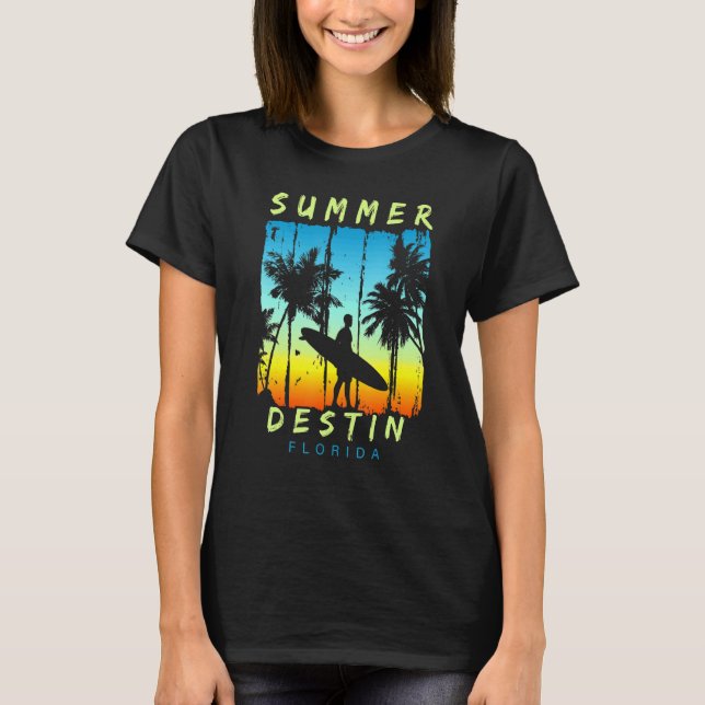 Camiseta Vacaciones familiares divertidas Florida Destin Su (Anverso)