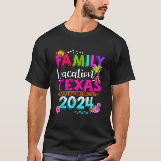 Camiseta Vacaciones familiares divertidas Texas 2024 Hacien