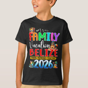 Camiseta Vacaciones Familiares en Belice Verano 2026