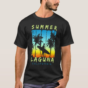 Camiseta Vacaciones Familiares en California Laguna Sunset 