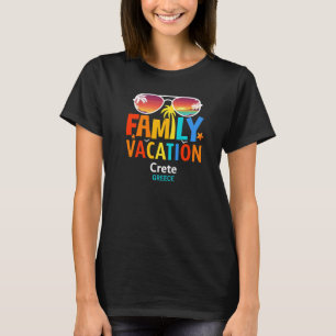 Camiseta Vacaciones familiares en Creta Islas más bellas  