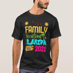 Camiseta Vacaciones familiares en Florida 2021 divertidas v