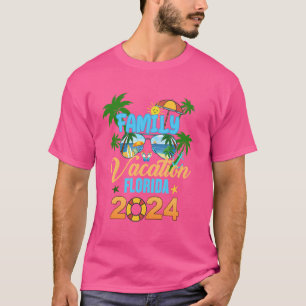 Camiseta Vacaciones Familiares en Florida 2024 Playa Vacaci