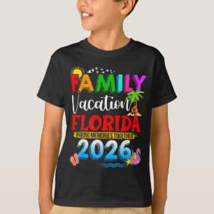 Camiseta Vacaciones familiares en Florida 2026 grupo coinci