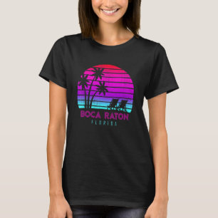 Camiseta Vacaciones familiares en Florida Boca Raton Sunset