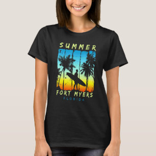 Camiseta Vacaciones familiares en Florida Fort Myers Sunset