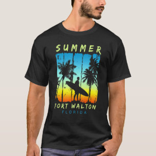 Camiseta Vacaciones familiares en Florida Fort Walton Sunse